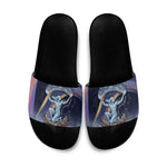 Shu Celestial Constellations Slide Sandals Rainbow Ancient Egyptian Sky Deity Theme