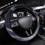 Shu Celestial Constellations Steering Wheel Cover Rainbow Ancient Egyptian Sky Deity Theme