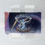Shu Celestial Constellations Tablecloth Rainbow Ancient Egyptian Sky Deity Theme