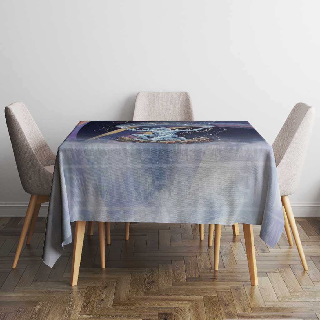Shu Celestial Constellations Tablecloth Rainbow Ancient Egyptian Sky Deity Theme