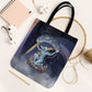 Shu Celestial Constellations Tote Bag Rainbow Ancient Egyptian Sky Deity Theme