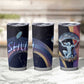 Shu Celestial Constellations Tumbler Cup Rainbow Ancient Egyptian Sky Deity Theme
