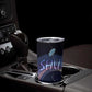 Shu Celestial Constellations Tumbler Cup Rainbow Ancient Egyptian Sky Deity Theme