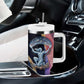 Shu Celestial Constellations Tumbler With Handle Rainbow Ancient Egyptian Sky Deity Theme