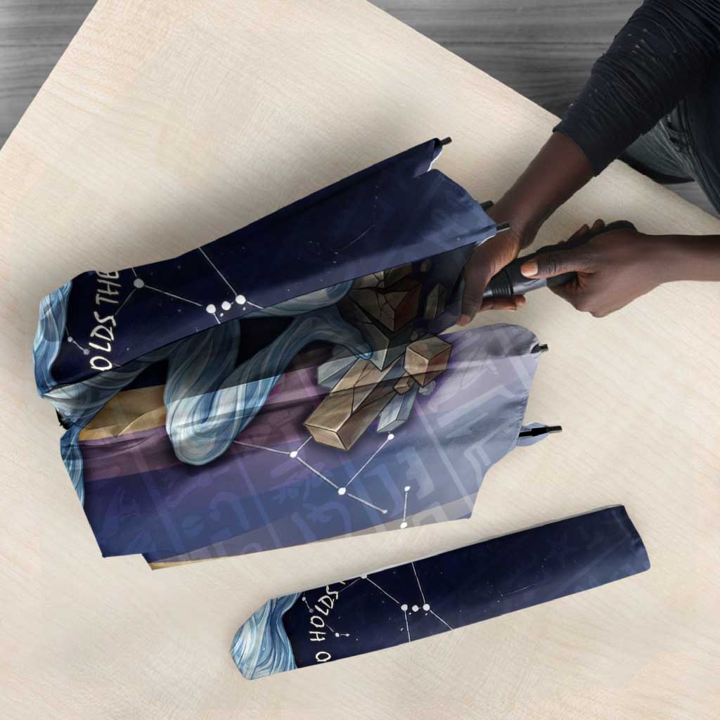 Shu Celestial Constellations Umbrella Rainbow Ancient Egyptian Sky Deity Theme