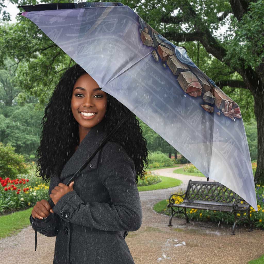 Shu Celestial Constellations Umbrella Rainbow Ancient Egyptian Sky Deity Theme