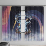 Shu Celestial Constellations Window Curtain Rainbow Ancient Egyptian Sky Deity Theme