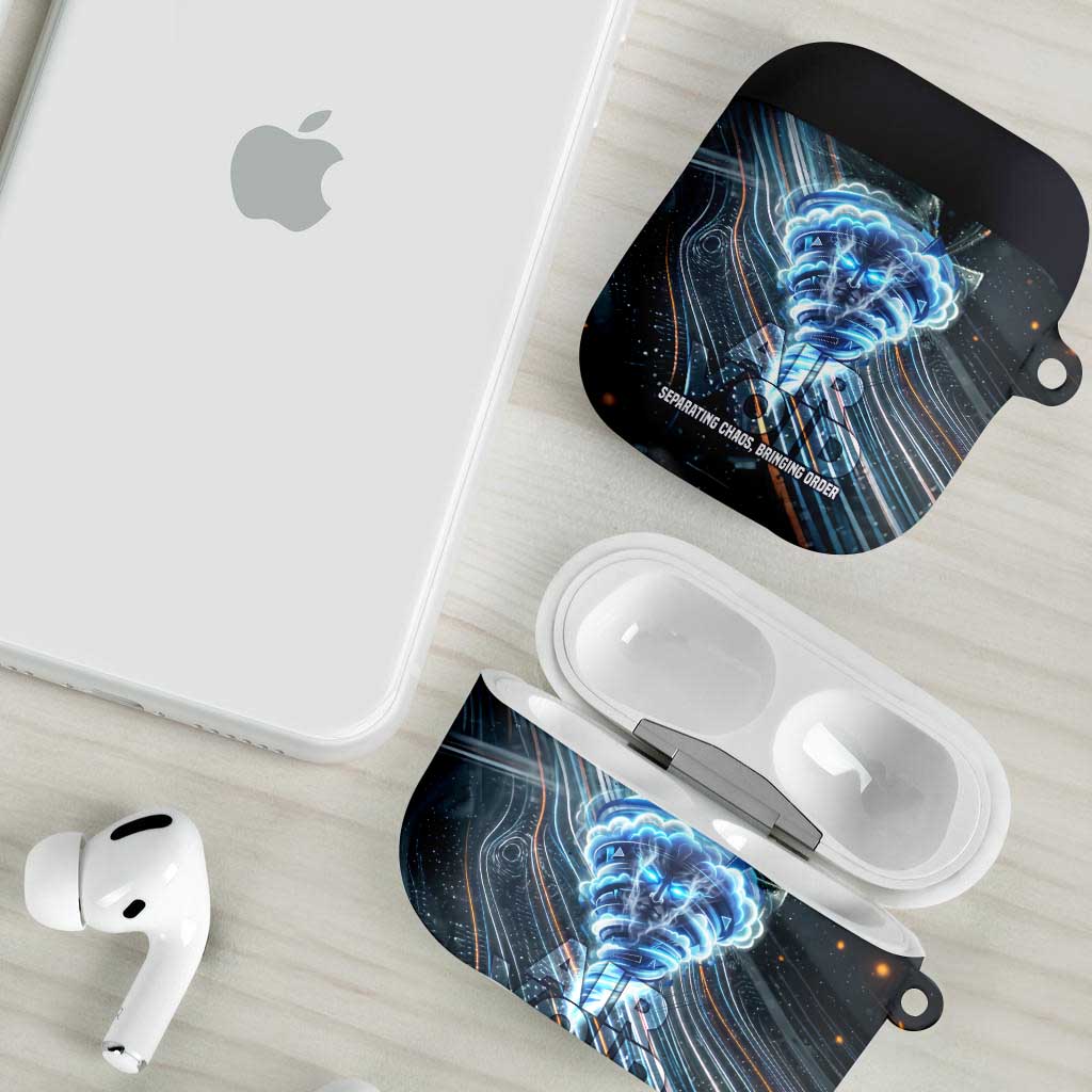 Shu Air Void Egyptian AirPods Case with Storm God and Ankh Ancient Mythology