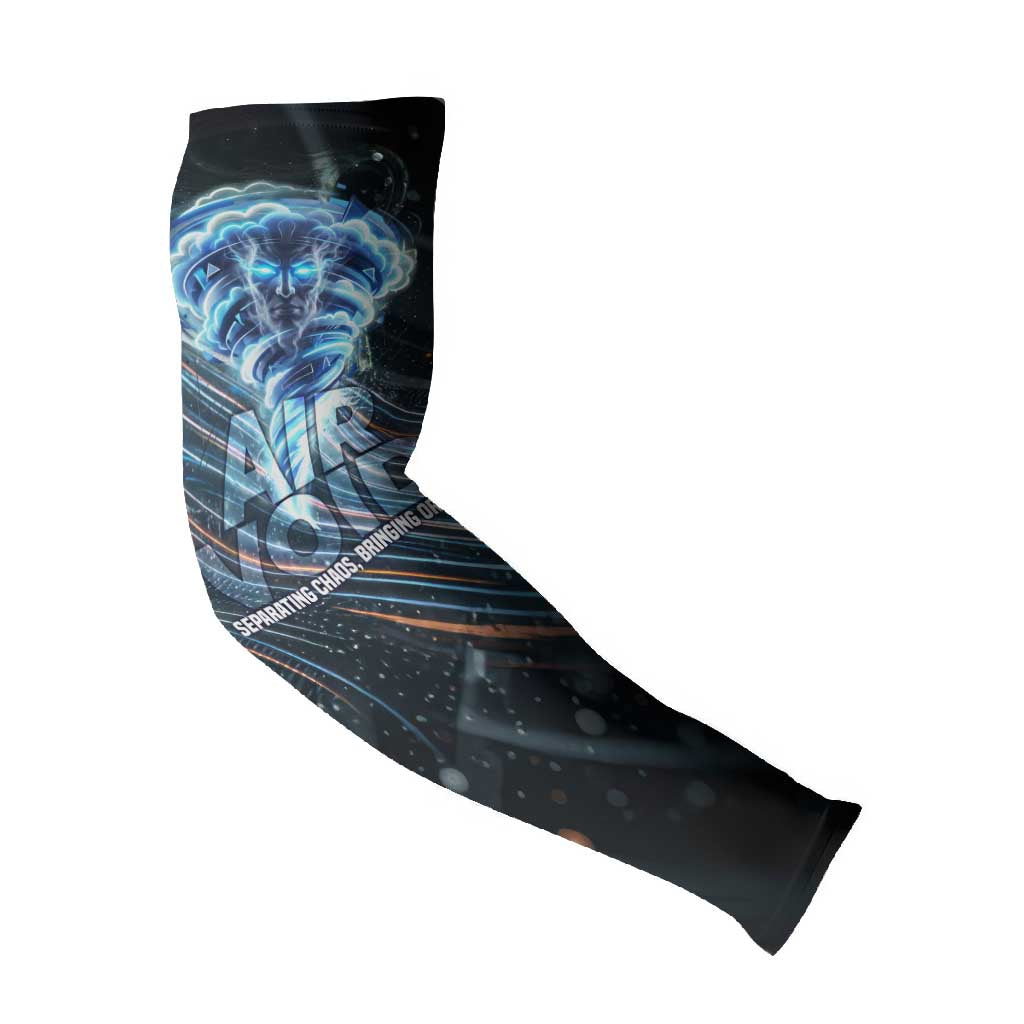 Shu Air Void Egyptian Arm Sleeves with Storm God and Ankh Ancient Mythology
