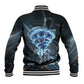Shu Air Void Egyptian Baseball Jacket with Storm God and Ankh Ancient Mythology