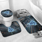 Shu Air Void Egyptian Bathroom Set with Storm God and Ankh Ancient Mythology