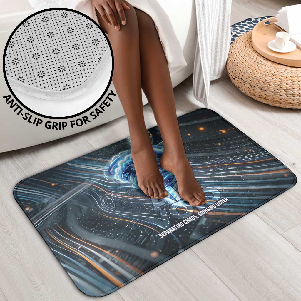 Shu Air Void Egyptian Bathroom Set with Storm God and Ankh Ancient Mythology