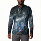 Shu Air Void Egyptian Button Sweatshirt with Storm God and Ankh Ancient Mythology