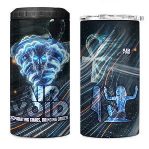 Shu Air Void Egyptian 4 in 1 Can Cooler Tumbler with Storm God and Ankh Ancient Mythology