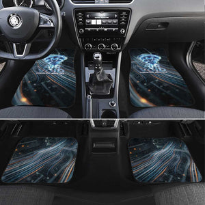 Shu Air Void Egyptian Car Mats with Storm God and Ankh Ancient Mythology