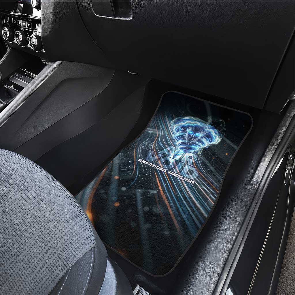 Shu Air Void Egyptian Car Mats with Storm God and Ankh Ancient Mythology