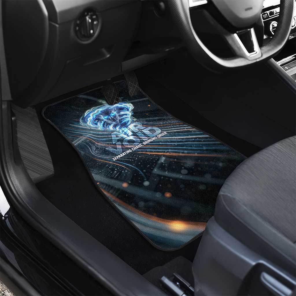 Shu Air Void Egyptian Car Mats with Storm God and Ankh Ancient Mythology