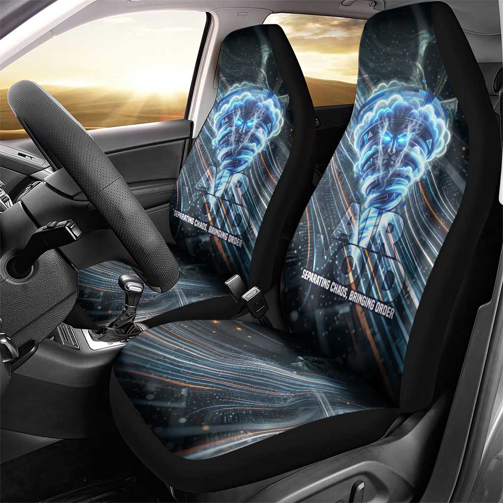 Shu Air Void Egyptian Car Seat Cover with Storm God and Ankh Ancient Mythology