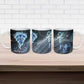 Shu Air Void Egyptian Ceramic Mug with Storm God and Ankh Ancient Mythology