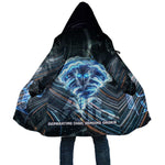 Shu Air Void Egyptian Cloak with Storm God and Ankh Ancient Mythology
