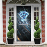 Shu Air Void Egyptian Door Cover with Storm God and Ankh Ancient Mythology