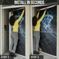 Shu Air Void Egyptian Door Cover with Storm God and Ankh Ancient Mythology