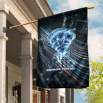 Shu Air Void Egyptian Garden Flag with Storm God and Ankh Ancient Mythology