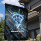 Shu Air Void Egyptian Garden Flag with Storm God and Ankh Ancient Mythology