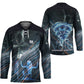 Shu Air Void Egyptian Hockey Jersey with Storm God and Ankh Ancient Mythology