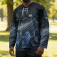 Shu Air Void Egyptian Hockey Jersey with Storm God and Ankh Ancient Mythology