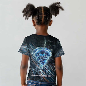 Shu Air Void Egyptian Kid T shirt with Storm God and Ankh Ancient Mythology