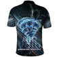 Shu Air Void Egyptian Polo Shirt with Storm God and Ankh Ancient Mythology