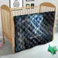 Shu Air Void Egyptian Quilt with Storm God and Ankh Ancient Mythology