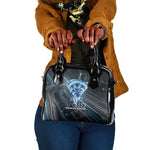 Shu Air Void Egyptian Shoulder Handbag with Storm God and Ankh Ancient Mythology