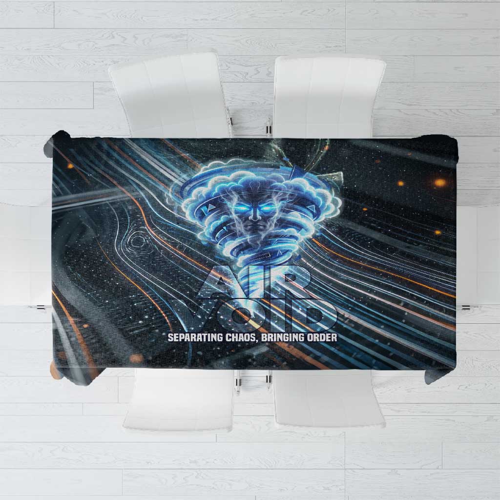 Shu Air Void Egyptian Tablecloth with Storm God and Ankh Ancient Mythology