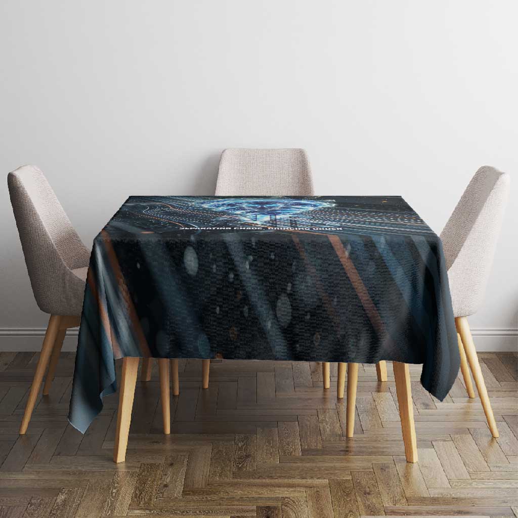 Shu Air Void Egyptian Tablecloth with Storm God and Ankh Ancient Mythology