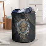 Sobek Egypt Laundry Basket with Crocodile Head Water Symbolism Ancient Guardian
