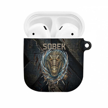 Sobek Egypt AirPods Case with Crocodile Head Water Symbolism Ancient Guardian