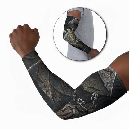 Sobek Egypt Arm Sleeves with Crocodile Head Water Symbolism Ancient Guardian