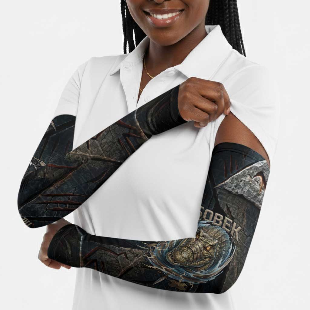 Sobek Egypt Arm Sleeves with Crocodile Head Water Symbolism Ancient Guardian