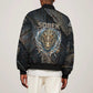 Sobek Egypt Bomber Jacket with Crocodile Head Water Symbolism Ancient Guardian