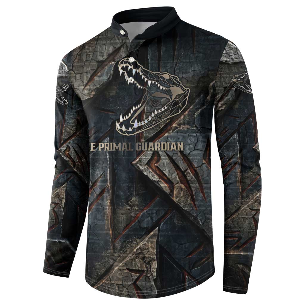 Sobek Egypt Button Sweatshirt with Crocodile Head Water Symbolism Ancient Guardian