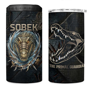 Sobek Egypt 4 in 1 Can Cooler Tumbler with Crocodile Head Water Symbolism Ancient Guardian