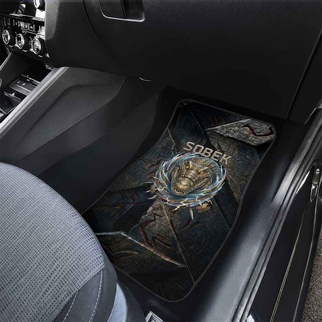 Sobek Egypt Car Mats with Crocodile Head Water Symbolism Ancient Guardian