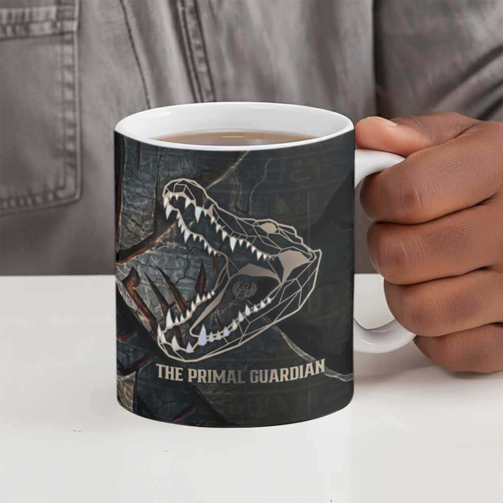 Sobek Egypt Ceramic Mug with Crocodile Head Water Symbolism Ancient Guardian