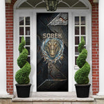 Sobek Egypt Door Cover with Crocodile Head Water Symbolism Ancient Guardian