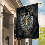 Sobek Egypt Garden Flag with Crocodile Head Water Symbolism Ancient Guardian