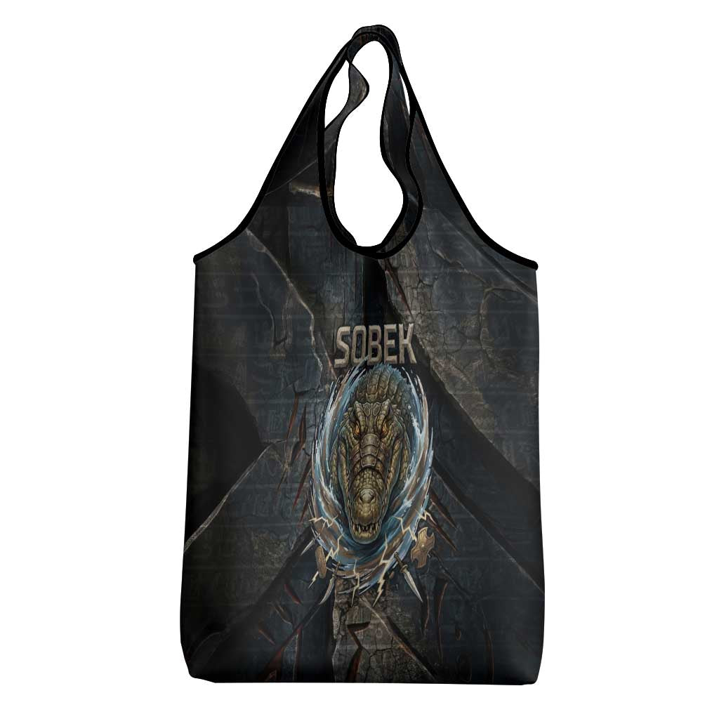 Sobek Egypt Grocery Bag with Crocodile Head Water Symbolism Ancient Guardian