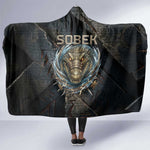 Sobek Egypt Hooded Blanket with Crocodile Head Water Symbolism Ancient Guardian
