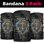 Sobek Egypt Neck Gaiter with Crocodile Head Water Symbolism Ancient Guardian